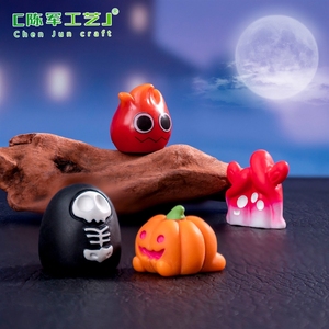Accessori decorativi fai-da-te creativi e divertenti per Halloween: fantasmi, scheletri, zombie, mini ciondoli per micro-paesaggi transfrontalieri - Product Image 4