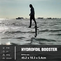 2025 nouveau Booster hydroptère moteur feuille de carbone entraînement Surf Assist Efoil batterie hélice Waterplay IPX8 coque en aluminium étanche