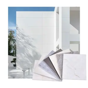 Placa de óxido de magnésio para parede de escritório, painéis decorativos de parede com padrão de mármore, venda direta da fábrica