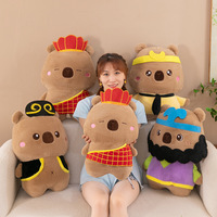 Peluche Kawaii Capybara en gros, thème Voyage en Occident, jouet en peluche doux pour décoration et cadeau