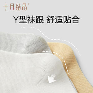 Calcetines largos de algodón para bebé, calcetines de algodón de clase A con protección suave para las rodillas, calcetines para niños de primavera y otoño, 3 pares, octubre - Product Image 3