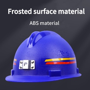 หมวกคนงานในอุตสาหกรรมทำเหมือง ABS หมวกกันน็อคเพื่อความปลอดภัยในการก่อสร้างทำเหมืองแข็งพร้อมตัวยึดโคมไฟ - Product Image 2