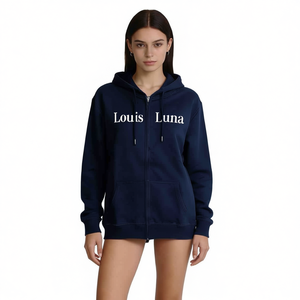 Felpa con cappuccio da donna Louis Luna con cerniera e maniche lunghe M/L XL/2XL Abbigliamento casual autunno inverno - Product Image 1