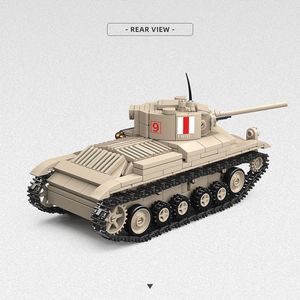 Tanque de infantería británico Mark II Valentine - Juguete de ensamblaje para niños, regalo educativo y pieza decorativa - Product Image 5