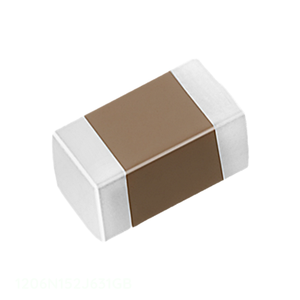 ตัวเก็บประจุเซรามิกตัวยึดพื้นผิว MLCC SMD1206NP01.5nF5 % 630V 1500 pF 1206N152J631GB 1206 (3216เมตริก) - Product Image 1
