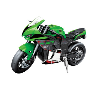 Senbao Motorcycle <b>Building</b> Blocks 200-400 Pieces DIY Assembly <b>Model</b> For Boys Teenagers Educational Toy Gift - Product Image 5