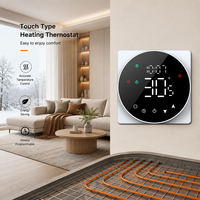 Termostato Digital para Calefacción por Suelo Radiante en Salas de Estar Modernas, con Control de Temperatura Programable y Calefacción Eléctrica