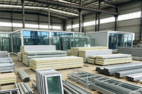 Unité de construction modulaire isolée préfabriquée pour bureau / dortoir du personnel / appartement touristique / réception de projet
