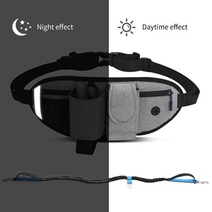 <span class=keywords><strong>Ceinture</strong></span> de taille réglable <span class=keywords><strong>avec</strong></span> sangle de poitrine et corde de traction sac pliable <span class=keywords><strong>pour</strong></span> animaux de compagnie <span class=keywords><strong>pour</strong></span> la marche, la course à pied, le jogging, l'entraînement des chiens - Product Image 4