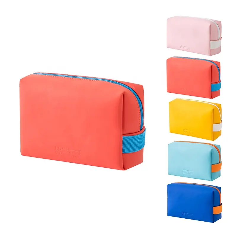 Nhà Máy Bán buôn đầy màu sắc kẹo màu LADY trang điểm Pouch phụ nữ thanh lịch cutch Túi mỹ phẩm