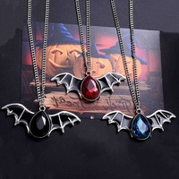Collier pas cher Halloween punk Dark Vampire bat wing bijoux cadeau gothique