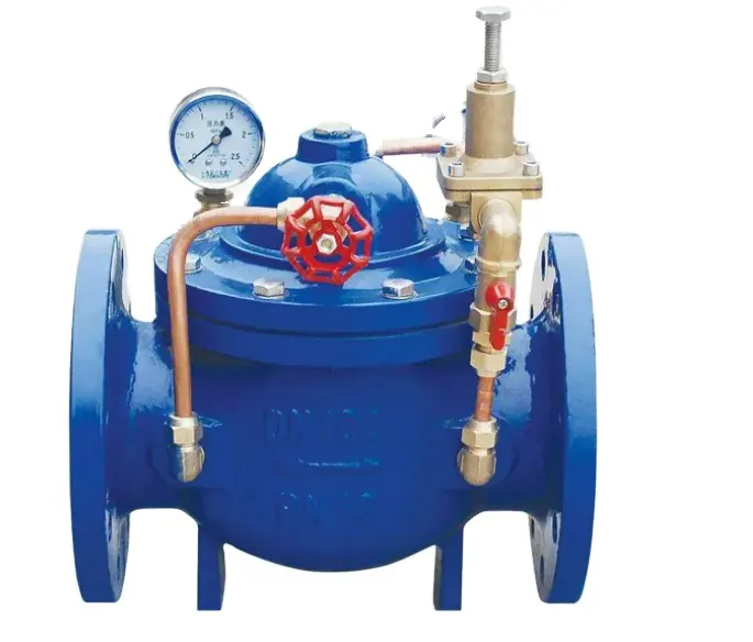 Factory 200X Diaphragm/Piston Flange Types Adjustable Regulating Water Pressure Reducing Valve pressure regulators