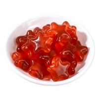 Bonbons Gélifiés en Gros d'Usine OEM, Sac en Vrac, Forme Étoile, Saveur Sucrée, Bonbons Colorés en Forme de Dessin Animé