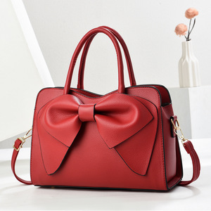 Bow-knot Textured Handbag Black Women's Shoulder Bag Crossbody Bag Summer 2025 Stylish Everyday Outfits - Product Image 3