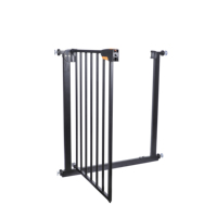 Barrière de sécurité pour bébé rétractable en acier durable, multifonctionnelle intelligente, sans perçage, escalier réglable, aire de jeux pour animaux de compagnie