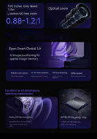 JMGO N3 Ultra MAX 4K Vidéoprojecteur laser tricolore Android 11 4600 Lumens 2G pour la maison, la chambre à coucher, le salon JMGO N3 Ultra MAX