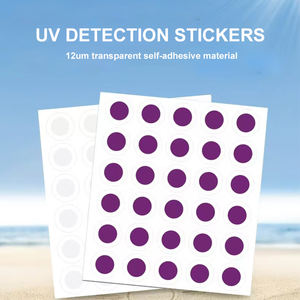 Nouvel arrivage des meilleurs articles Protéger test 60 pièces/feuille autocollant de test UV de détection d'été de santé en plein air - Product Image 4