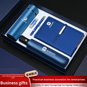 Set de Regalo Empresarial Moderno y Sencillo: Libreta con Hebilla Larga, Paraguas, Termo, Souvenir Personalizado, Regalo Práctico para Reuniones Anuales - Product Image 5