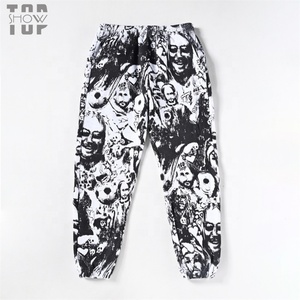 Jogging en molleton personnalisé pour hommes, vente en gros, poche arrière, coton de haute qualité - Product Image 2