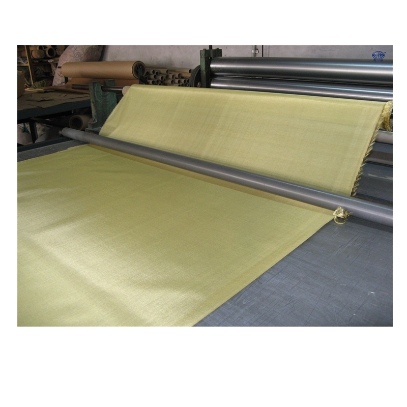 Plain Weaving Faraday Cage Emp Shield Protection Electronics Cuzn20 Compressed Knitted Sheet Brass Wire Mesh