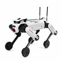 Robot chien industriel T01 avec bras, capacité de charge de 200 kg, moteur pour la logistique et le démontage de marchandises, télécommande
