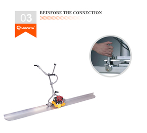 Camminare dietro la superficie del pavimento manuale massetto macchina scarificante calcestruzzo/vibrante righello - Product Image 6