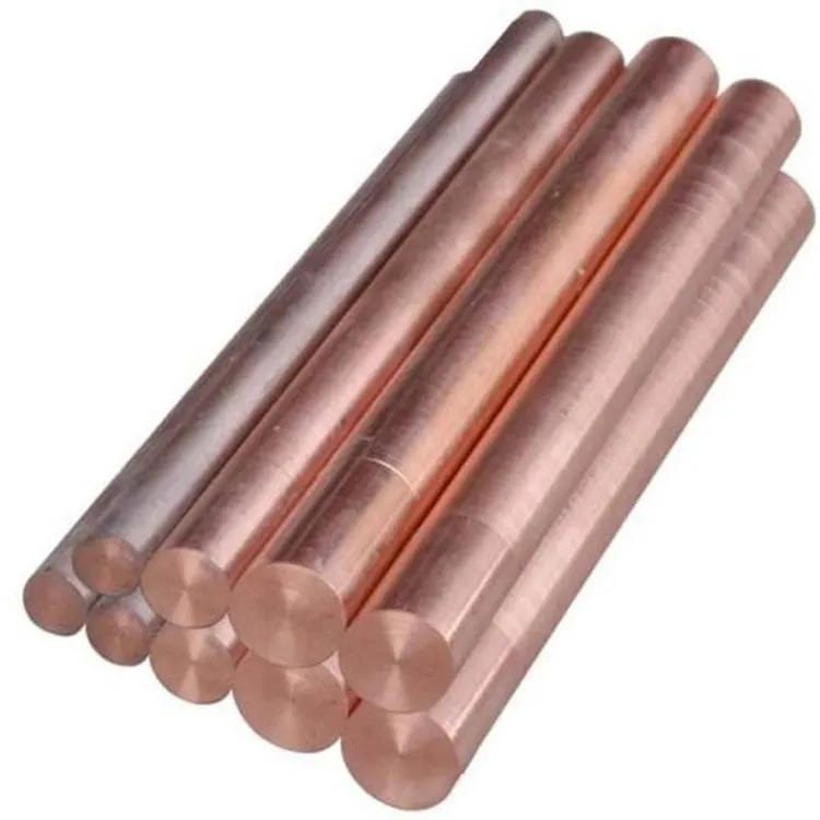 High Quality 3mm Purple China Factory Pure Available in 15mm 120mm Diameters Chrome zirconium Copper Rod for Sales