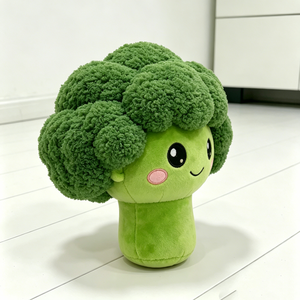 Peluche de brócoli personalizado, muñeco de peluche de verdura verde, almohada suave de brócoli, peluches de brócoli de dibujos animados. - Product Image 2