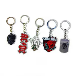 Porte-clés en métal personnalisé Porte-clés promotionnel Porte-clés souvenir avec logo en métal personnalisé