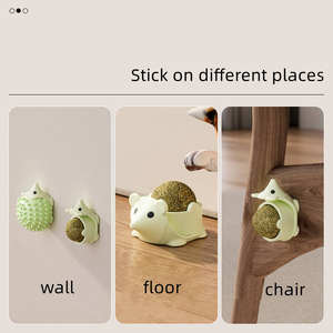 Balle rotative murale en herbe à chat <span class=keywords><strong>pour</strong></span> animaux de compagnie, jouet naturel en plantes <span class=keywords><strong>pour</strong></span> chat, jouet à chat en herbe à chat <span class=keywords><strong>pour</strong></span> nettoyer les dents, hérissons, vente en gros - Product Image 5