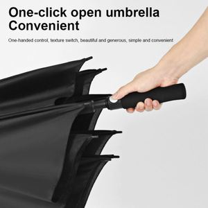 Parapluie Droit Automatique Grande Taille pour Homme, Coupe-Vent et Imperméable, Personnalisable avec Logo, Vente en Gros à Prix Abordable - Product Image 3