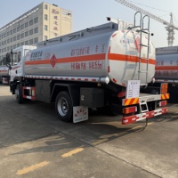 Nouveau camion-citerne à carburant Dongfeng 4x2 de 15 000 litres en acier au carbone diesel, 6 compartiments, transmission manuelle à 8 vitesses