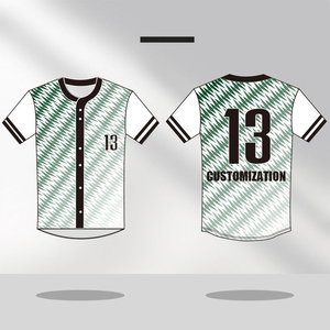 Fabrikpreis Bestes Angepasstes Logo Premium Übergroßes Baseball-Trikot - Product Image 3