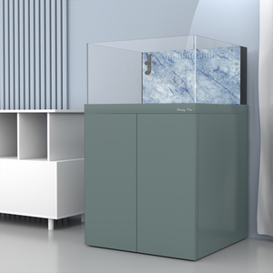 <span class=keywords><strong>ตู้</strong></span><span class=keywords><strong>ปลา</strong></span>ทรงสี่เหลี่ยมผืนผ้า กระจกใสพิเศษ สีขาว ขนาดใหญ่ พร้อมตู้กรองด้านหลังและฐานอลูมิเนียม - Product Image 3