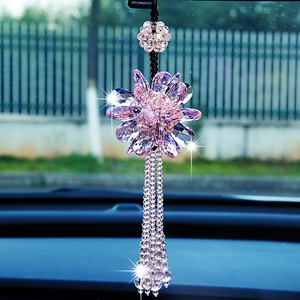 Ornement suspendu en cristal, pendentif de voiture en verre, cadeau de festival - Product Image 4