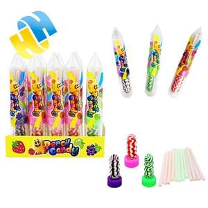 Sucette en forme de cube de haute qualité 2-en-1, bonbons durs multicolores aux saveurs fruitées mélangées, en boîte, vente en gros, jouet pour enfants - Product Image 2