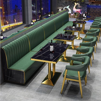 Banc de café moderne sur mesure, table et chaises pour restaurant de restauration rapide, canapé pour café