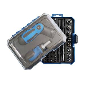 Juego de herramientas combinadas Lixin de 58 piezas, herramientas manuales métricas, puntas de destornillador, juego de llaves de vaso para uso doméstico - Product Image 1