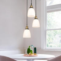Haute qualité 3 têtes intérieur cuisine comptoir lampe suspendue éclairage Led décoratif minimaliste suspension pour Bar Table à manger