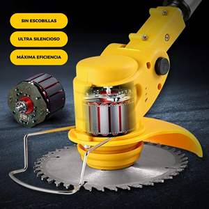 <span class=keywords><strong>Decespugliatore</strong></span> Elettrico da Giardino 21V con Batteria Ricaricabile, Tagliaerba Cordless con Lama di Taglio - Product Image 6