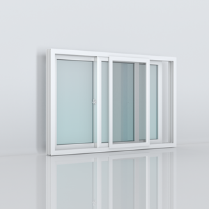 Fenêtre coulissante HOFFEN PRO 180x110 BLANCHE AVEC Moustiquaire, Isolation Acoustique - Product Image 5