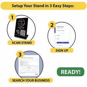 Carte de revue d'avis NFC RFID personnalisée avec code QR – Support intelligent pour avis clients et évaluations d'entreprise - Product Image 5