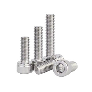 304 Stainless Steel Cylindrical Head Hex Socket Screw 1/4 Unc Grade 10.9 Construction Industry Use - Product Image 3