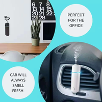 Diffuseur d'arômes pour voiture portable rechargeable Saintdelan B2B Market, diffuseur d'eau ultrasonique pour voiture, parfum pour voiture