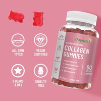 Compléments de collagène OEM/ODM, collagène blanchissant pour la peau, vitamine C, gommes de beauté pour les cheveux et la peau, gommes de collagène
