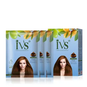 IVS En Stock Expédition Rapide En Gros Kératine Professionnel Instantané Cheveux Teinture Permanente Couleur De Cheveux Shampooing