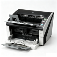 Escáner de Documentos Dúplex de Alta Velocidad Fujitsu Fi-6800 A3, 130 ppm, 260 ipm, 500 Hojas ADF, para Digitalización de Archivos Gubernamentales y Bancarios