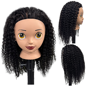 Perruque modèle féminin <span class=keywords><strong>africain</strong></span> pour la coupe <span class=keywords><strong>de</strong></span> cheveux Styliste Tissage <span class=keywords><strong>Salon</strong></span> <span class=keywords><strong>de</strong></span> <span class=keywords><strong>coiffure</strong></span> Enseignement Tête <span class=keywords><strong>de</strong></span> mannequin style droit - Product Image 1