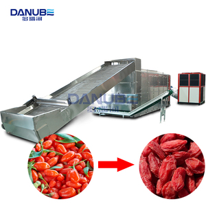Eco-friendly Herb Drying Machine Mesh Belt Dryer Wolfberry Cleaning and Drying Line Wolfberry Dehydration Machine - Product Image 1