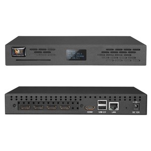 TBS 2804-X Entradas de 4 canales 4K Transmisión en vivo H.265 H.264 Udp Rtp Rtmp Modulador codificador de video HDMI a IP para sistema de monitoreo - Product Image 1
